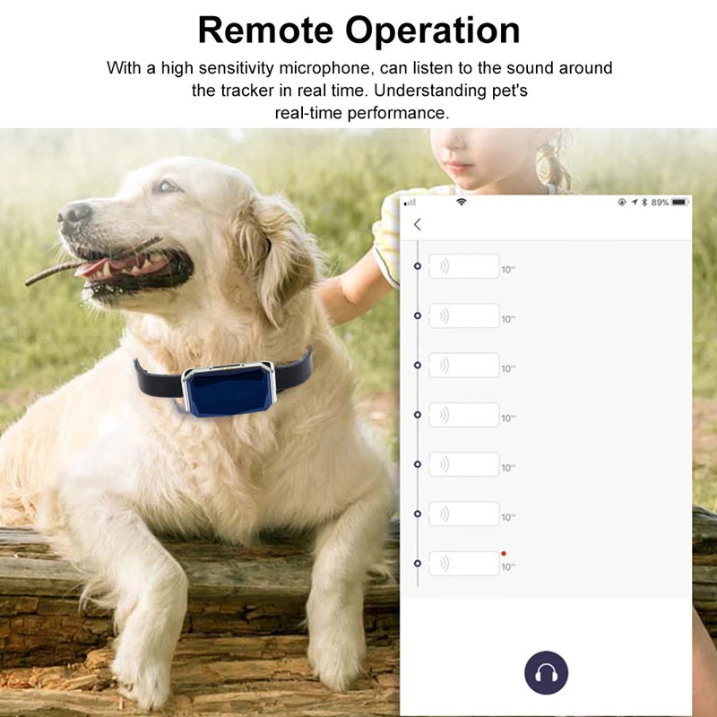 Waterproof GPS Tracker Pet Collar – Keep Your Pets Safe Anywhere, Anytime!