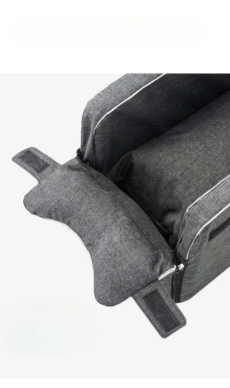 Comfortable Dog Car Seat – Front Seat Travel Carrier for Small & Medium Pets