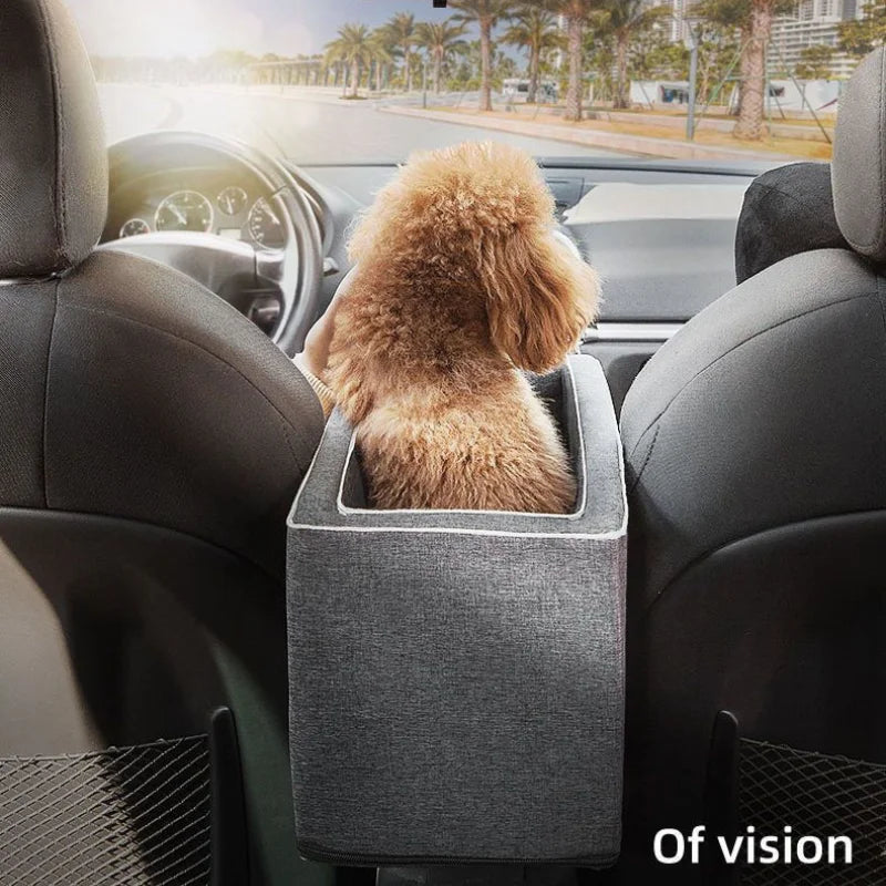 Comfortable Dog Car Seat – Front Seat Travel Carrier for Small & Medium Pets