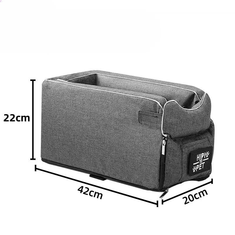 Comfortable Dog Car Seat – Front Seat Travel Carrier for Small & Medium Pets