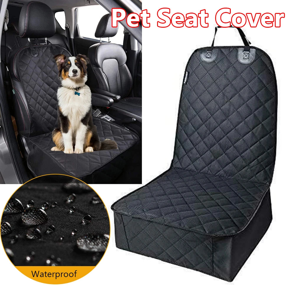 Waterproof Car Seat Cover for Pets – Back/Front Seat Protector Mat for Dogs & Cats | Scratch-Resistant, Easy-Clean Travel Cushion