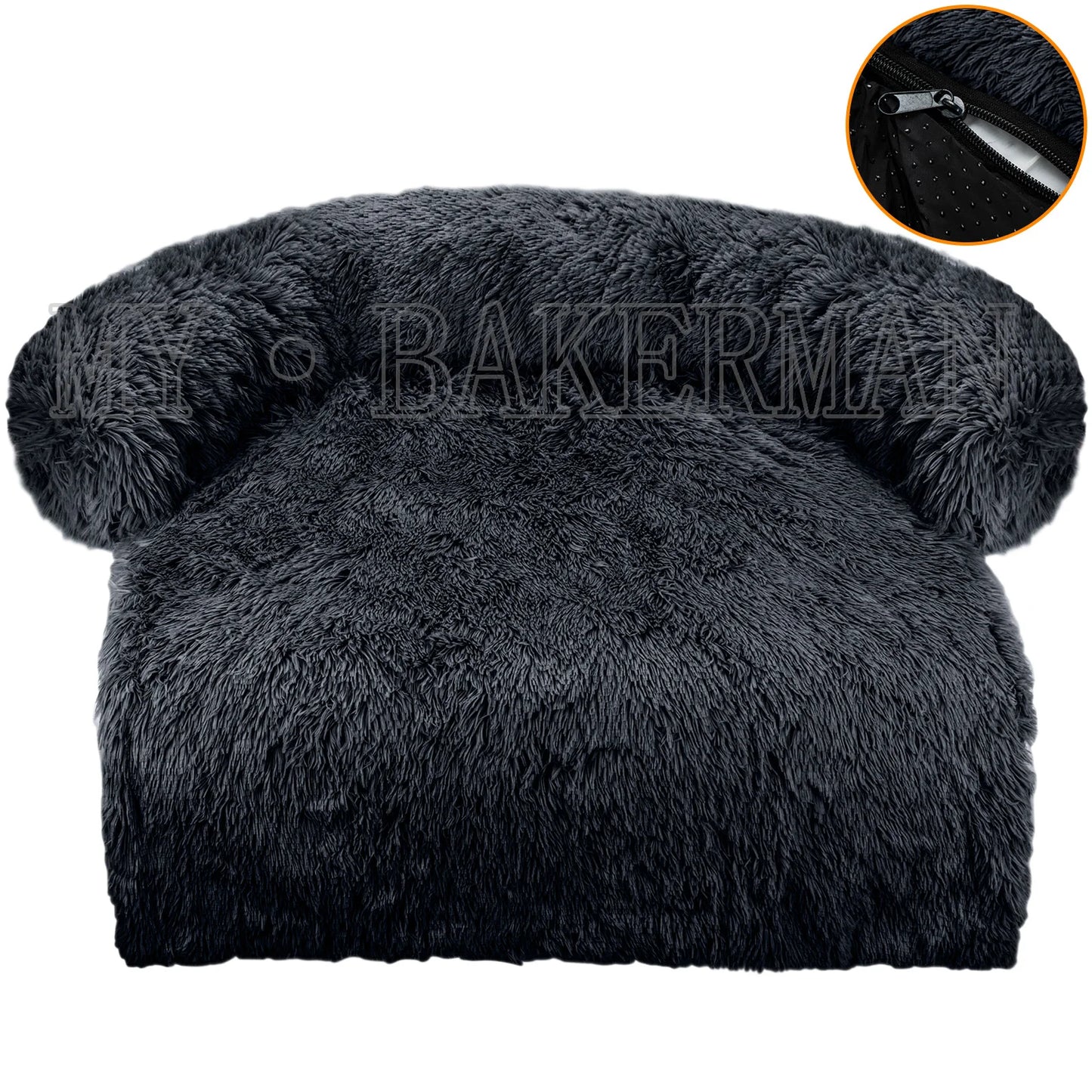 Washable Soft Pet Dog Sofa Bed – Warm Nest Furniture Protector Mat for Large Dogs & Cats