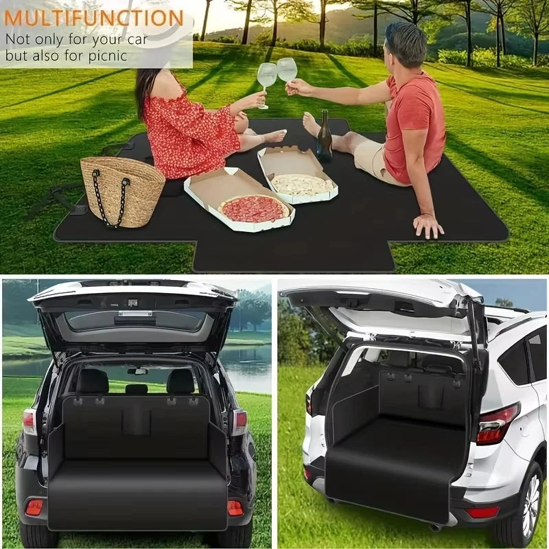 Waterproof Non-Slip Dog Travel Mat – Scratch-Resistant SUV Seat Protector for Pets