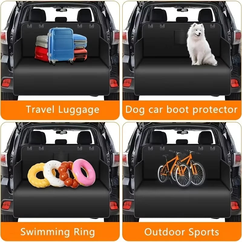 Waterproof Non-Slip Dog Travel Mat – Scratch-Resistant SUV Seat Protector for Pets