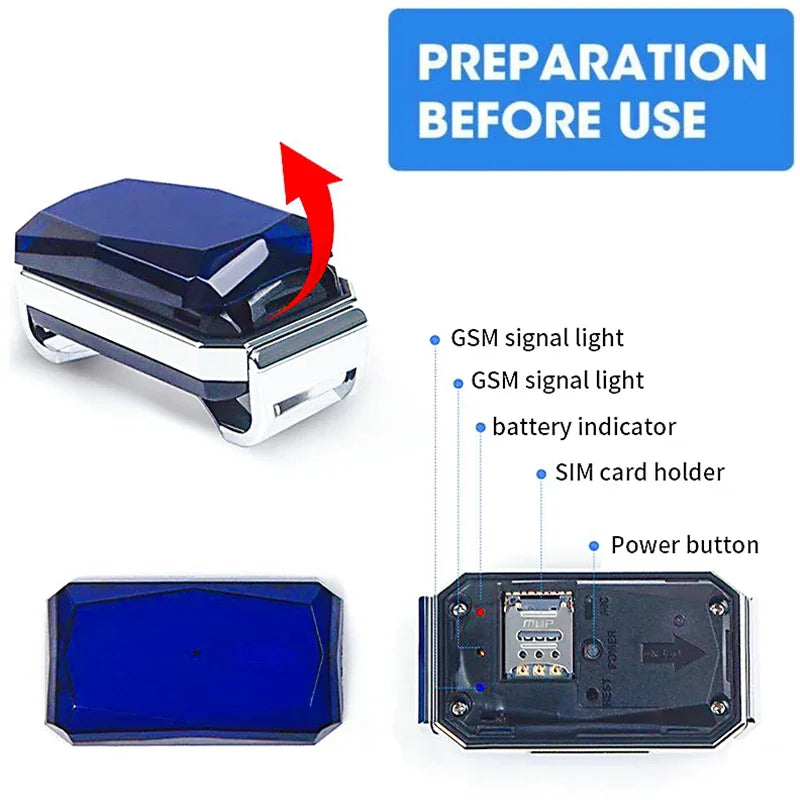 Waterproof GPS Tracker Pet Collar – Keep Your Pets Safe Anywhere, Anytime!