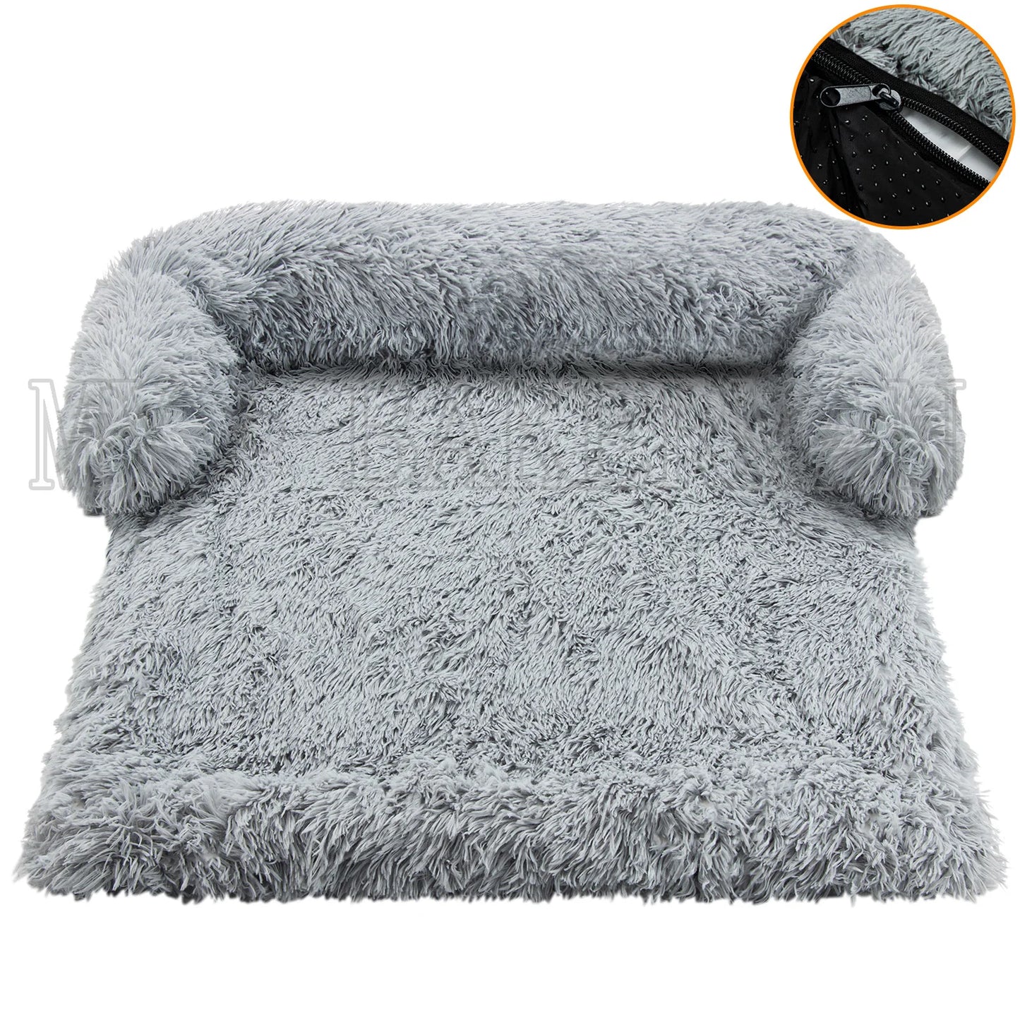 Washable Soft Pet Dog Sofa Bed – Warm Nest Furniture Protector Mat for Large Dogs & Cats
