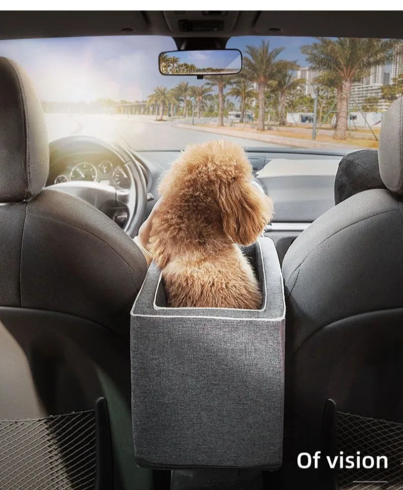 Comfortable Dog Car Seat – Front Seat Travel Carrier for Small & Medium Pets