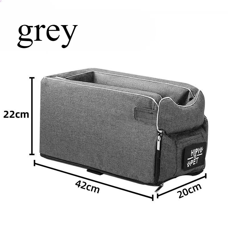 Comfortable Dog Car Seat – Front Seat Travel Carrier for Small & Medium Pets