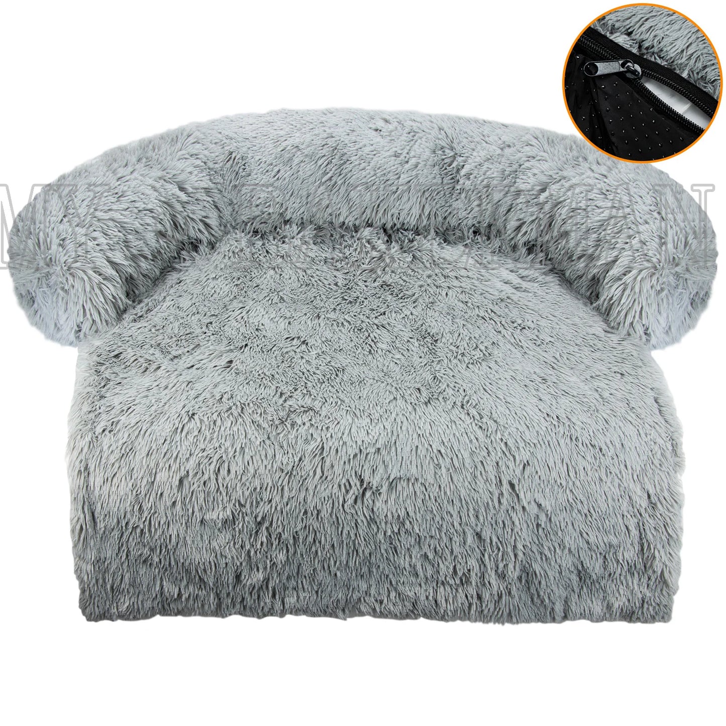 Washable Soft Pet Dog Sofa Bed – Warm Nest Furniture Protector Mat for Large Dogs & Cats