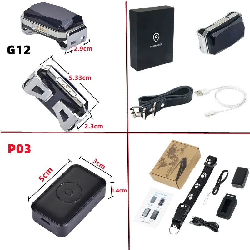 Waterproof GPS Tracker Pet Collar – Keep Your Pets Safe Anywhere, Anytime!