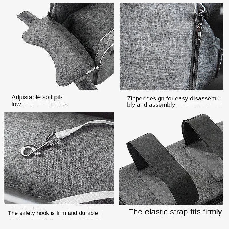 Comfortable Dog Car Seat – Front Seat Travel Carrier for Small & Medium Pets