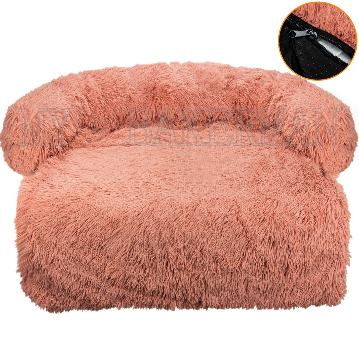 Washable Soft Pet Dog Sofa Bed – Warm Nest Furniture Protector Mat for Large Dogs & Cats