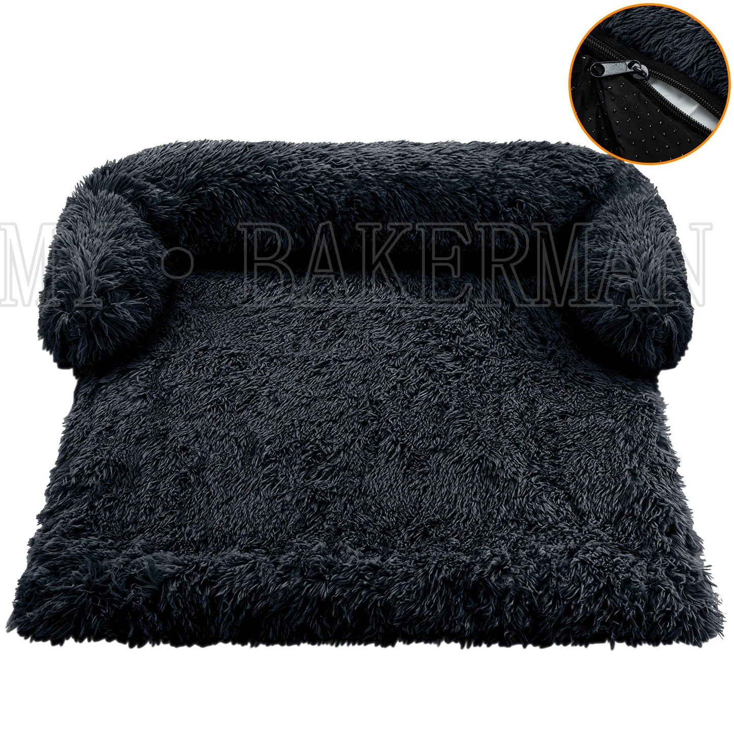 Washable Soft Pet Dog Sofa Bed – Warm Nest Furniture Protector Mat for Large Dogs & Cats