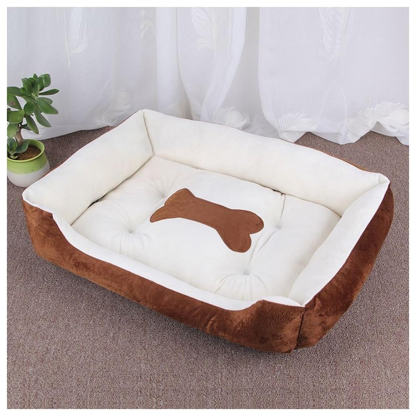 Cozy Pet Nest Bed – Soft Washable Mat for Small, Medium & Large Dogs and Cats