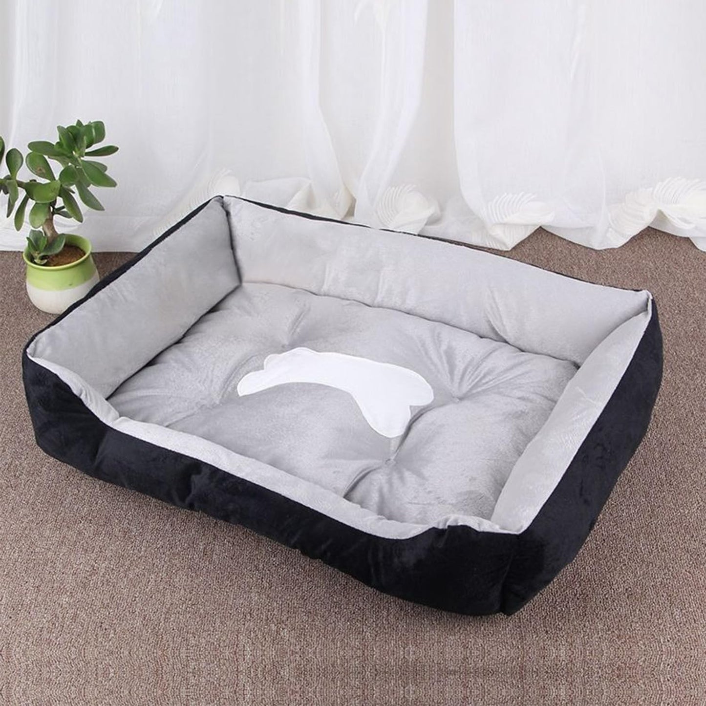 Cozy Pet Nest Bed – Soft Washable Mat for Small, Medium & Large Dogs and Cats