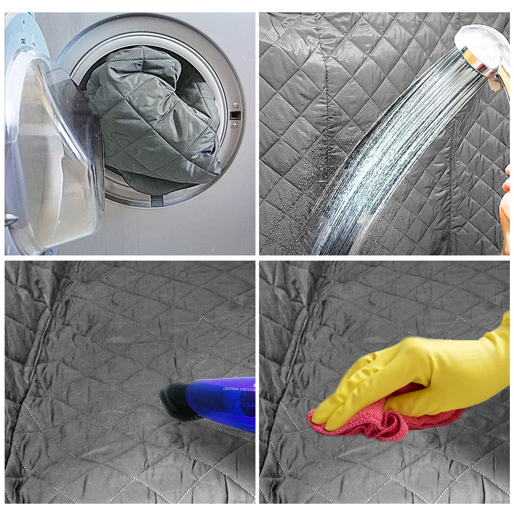 PETRAVEL Waterproof Dog Car Seat Cover – Hammock Style, Non-Slip Back Seat Protector for Medium & Large Dogs, Scratch-Resistant & Easy to Clean