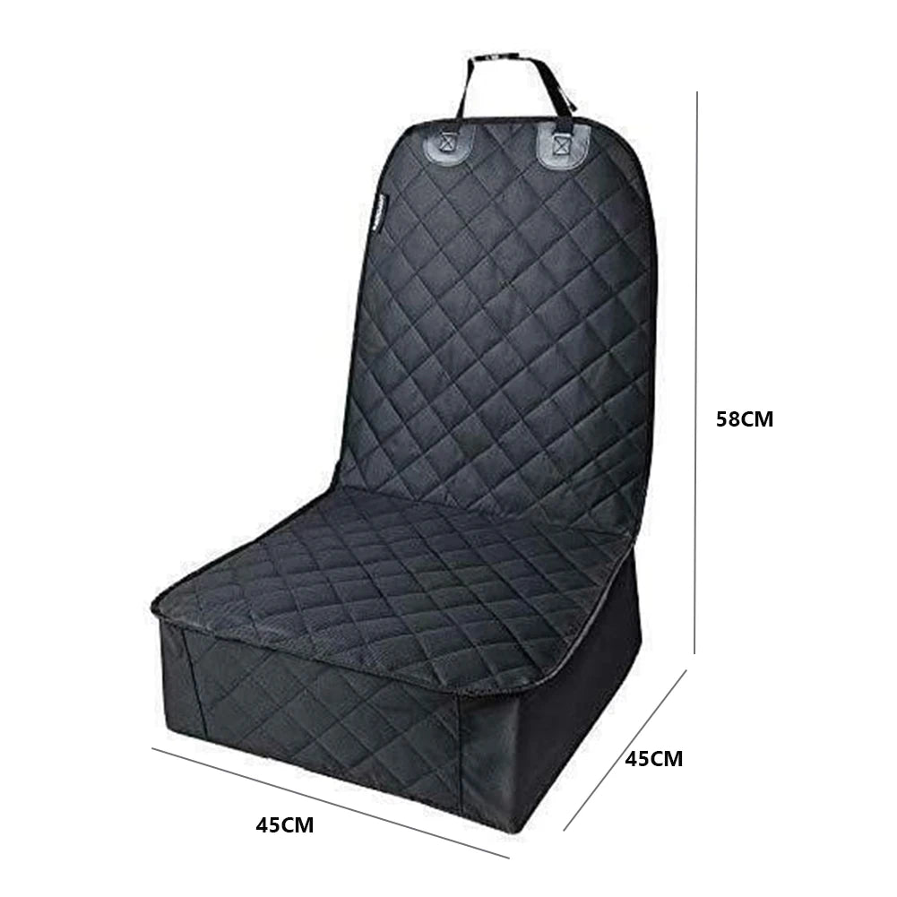 Waterproof Car Seat Cover for Pets – Back/Front Seat Protector Mat for Dogs & Cats | Scratch-Resistant, Easy-Clean Travel Cushion