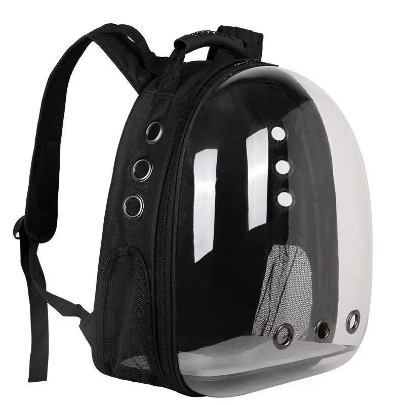 Pet Travel Backpack – Transparent Bubble Carrier for Cats & Small Pets