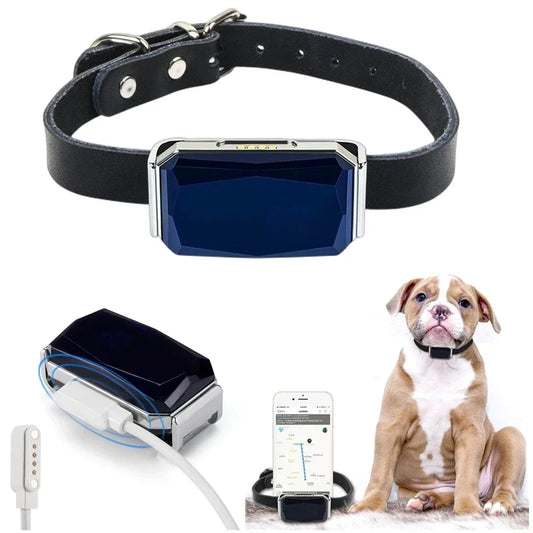 Waterproof GPS Tracker Pet Collar – Keep Your Pets Safe Anywhere, Anytime!