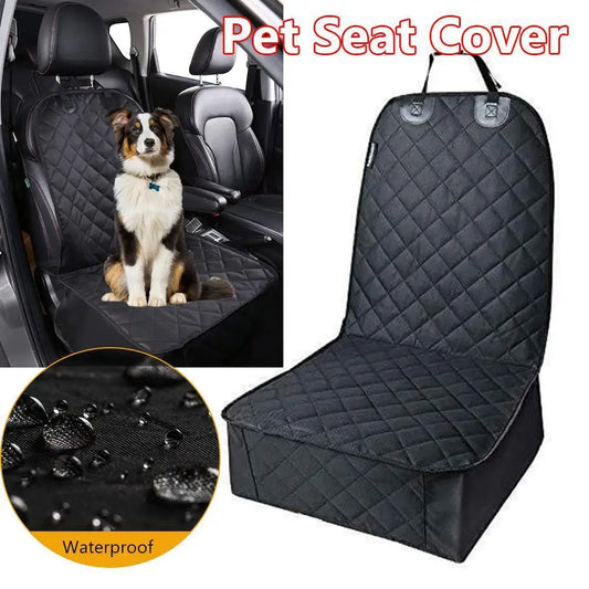 Waterproof Car Seat Cover for Pets – Back/Front Seat Protector Mat for Dogs & Cats | Scratch-Resistant, Easy-Clean Travel Cushion