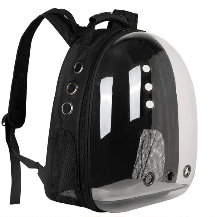 Pet Travel Backpack – Transparent Bubble Carrier for Cats & Small Pets