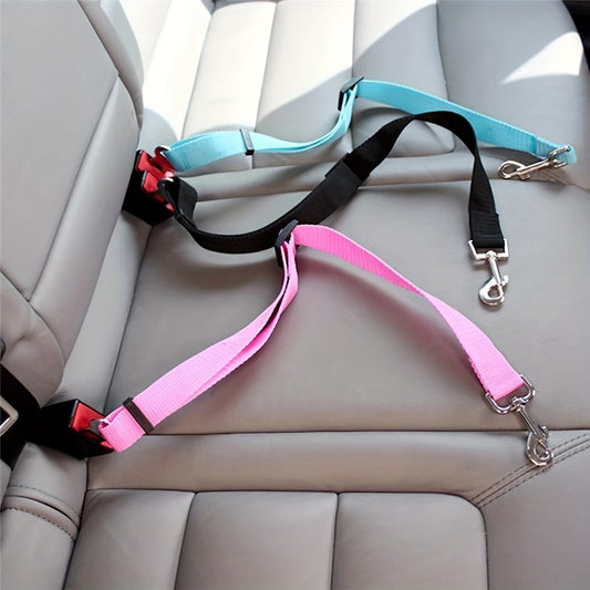 Pet Safety Seat Belt for Cars – Retractable, Adjustable Harness Leash for Dogs